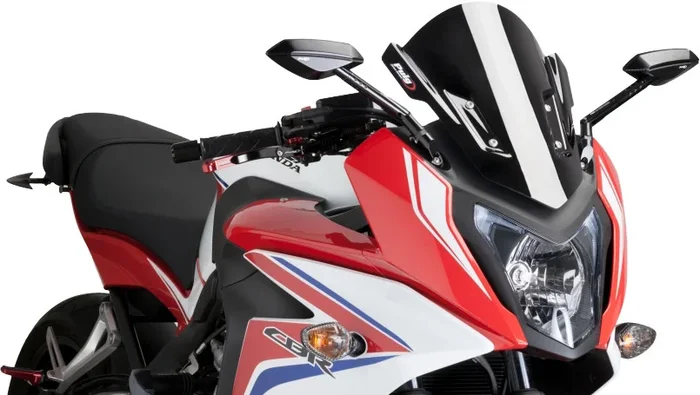 PUIG 7003N Racing Windscreen - High-Performance Windshield for Motorcycles