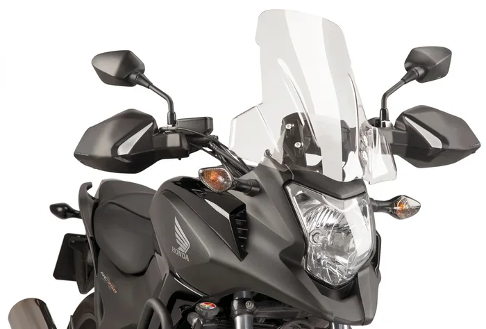 PUIG 5992W Touring Windscreen - Adjustable Wind Protection for Motorcycles
