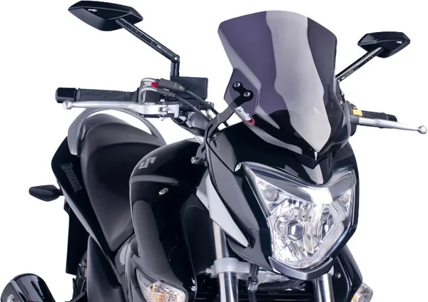 PUIG 6251F Naked New Gen Windscreen - Premium Wind Protection for Motorcycles