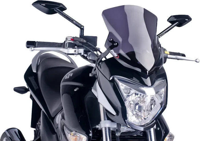 PUIG 6251F Naked New Gen Windscreen - Premium Wind Protection for Motorcycles