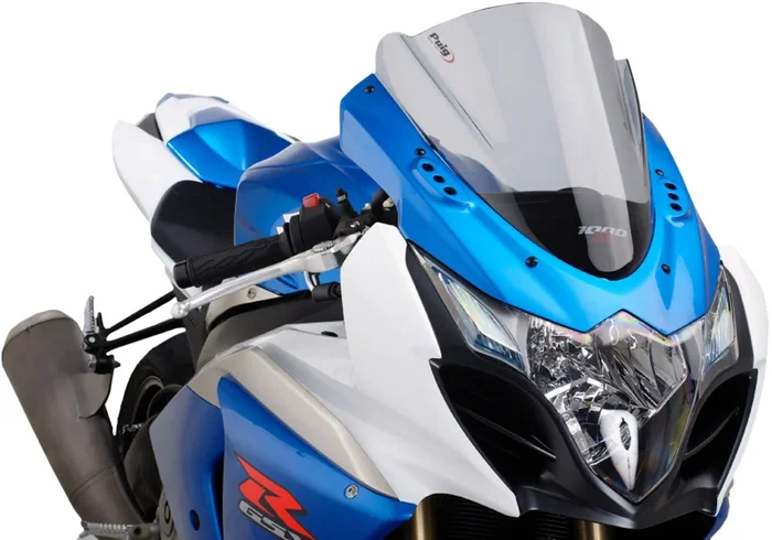 PUIG 4933H Racing Windscreen - High-Performance Windshield for Motorcycles