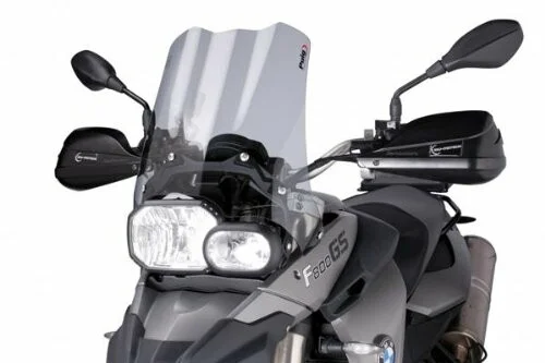 PUIG 4670W Touring Windscreen - Adjustable Wind Protection for Motorcycles