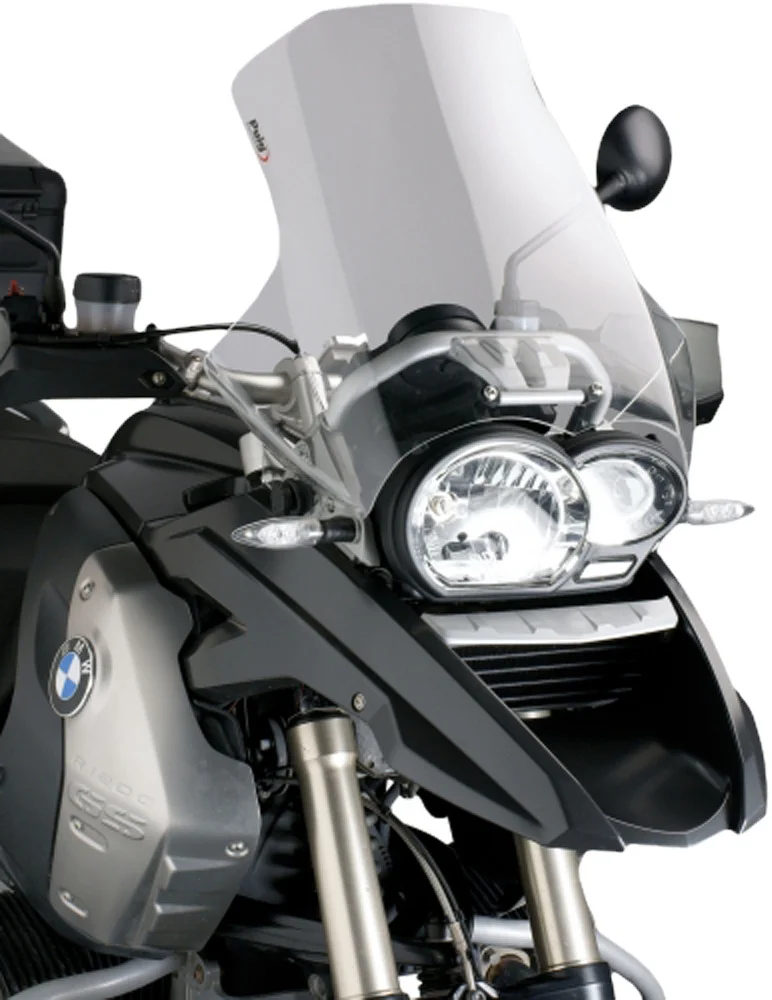 PUIG 4331W Touring Windscreen - Adjustable Wind Protection for Motorcycles