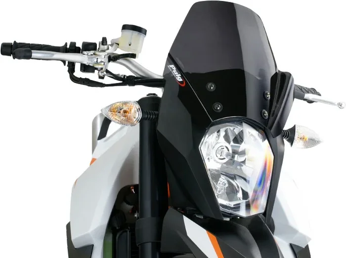 PUIG 5173F Naked New Gen Windscreen - Premium Motorcycle Windshield for Enhanced Protection & Style