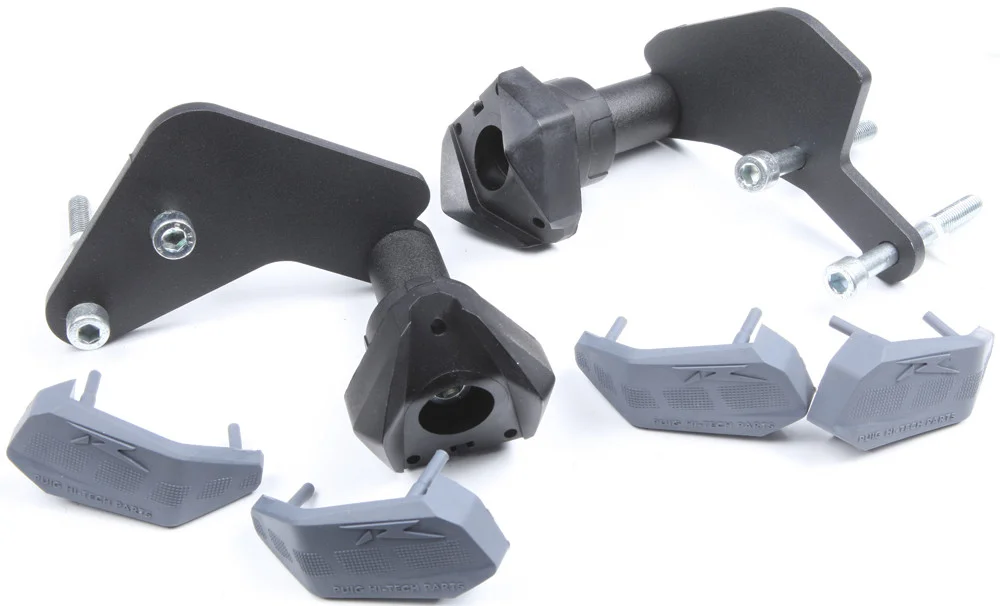 PUIG 6055N Frame Slider Rubber End Caps - Durable Protection for Powersports Bikes