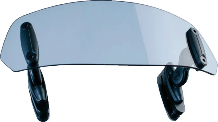 PUIG 6319W Adjustable Clip-On Windshield Visor - Durable Windscreen Visor for Motorcycles & ATVs