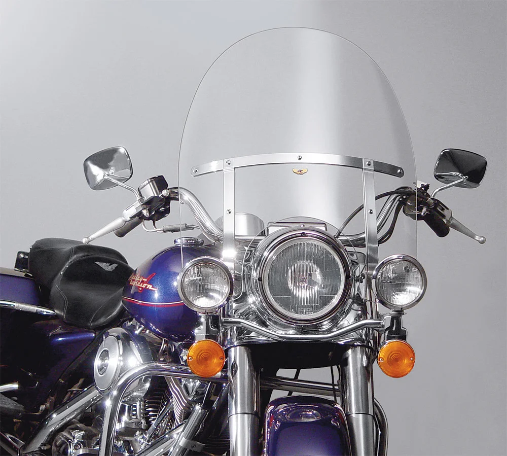 NATIONAL CYCLE N31400 Replacement Windshield for FLHR & FLSTC - Durable Windscreen for Harley-Davidson Motorcycles