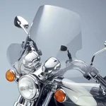 NATIONAL CYCLE Plexistar Windshield - QuickSet Mounting Hardware for Enhanced Rider Protection