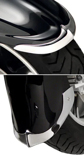 NATIONAL CYCLE N7023 Cast Fender Tip - Durable Aluminum Replacement for ATVs & UTVs