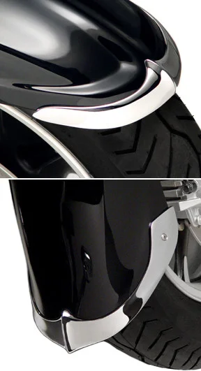 NATIONAL CYCLE N7023 Cast Fender Tip - Durable Aluminum Replacement for ATVs & UTVs