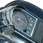 NATIONAL CYCLE N7820 Chrome Speedometer Cowl - Durable Windshield Accessory for Powersports Vehicles