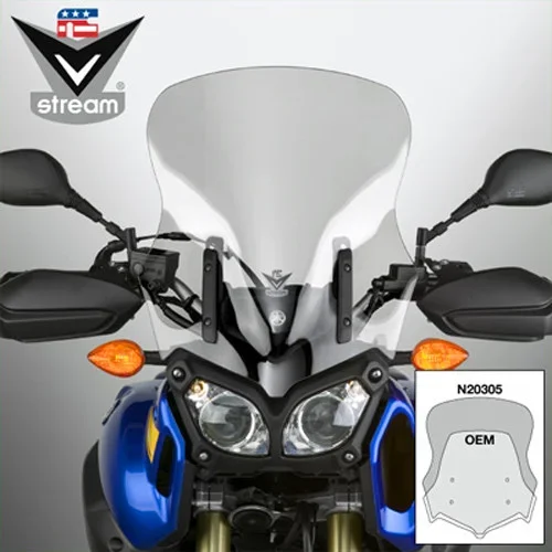 NATIONAL CYCLE V-Stream Windscreen - Fairing Mount Windshield for Optimal Performance