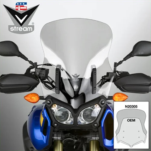 NATIONAL CYCLE V-Stream Windscreen - Fairing Mount Windshield for Optimal Performance