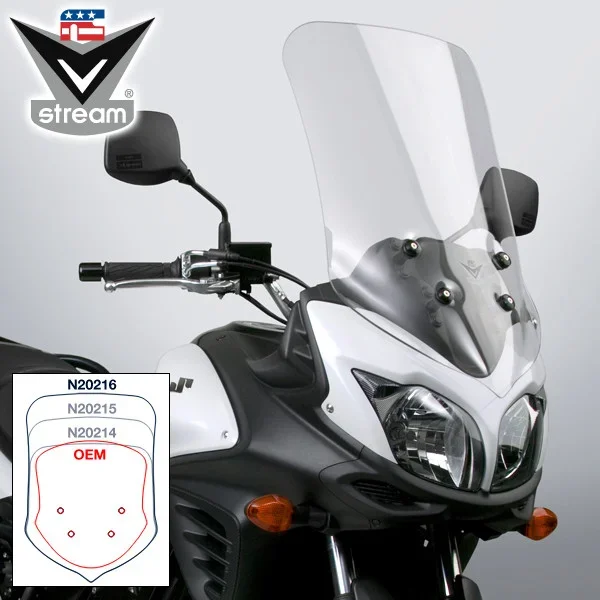 NATIONAL CYCLE V-Stream Windscreen - Fairing Mount Windshield for Optimal Performance