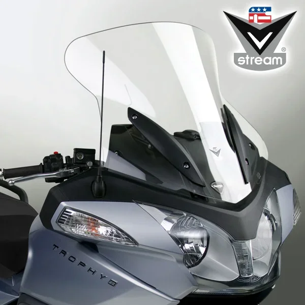 NATIONAL CYCLE N20608 V-Stream Windscreen - Fairing Mount Windshield for Optimal Performance