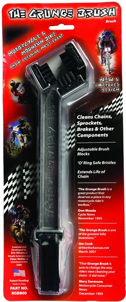 Grunge Brush AGB888 - Durable Power Sports Cleaning Tool for Riders