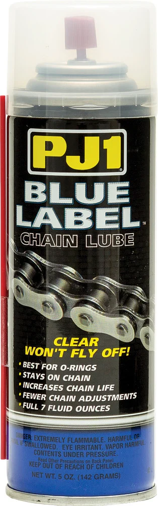 PJ1 Blue Label Chain Lube - High-Performance Chemical Lubricant for Powersports Vehicles