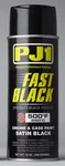 PJ1 16-SAT 11oz Aerosol Fast Black Paint - Chemicals for Powersports Equipment