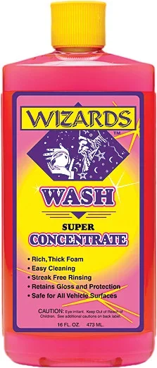 WIZARDS 11077 Wash Concentrate - Heavy-Duty Degreaser for Powersports Vehicles