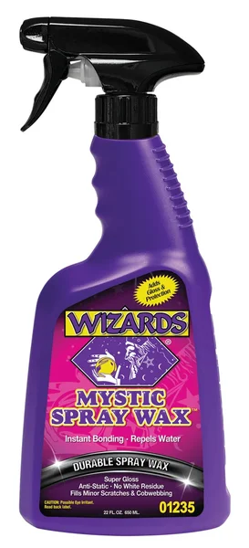 WIZARDS Mystic Spray Wax Finish Detailer - Premium Chemicals for Powersports Vehicles