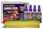 WIZARDS 22480 Saddle Pack - Durable Chemical Storage Solution for Powersports