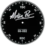 Motion Pro 08-0092 Degree Wheel - Precision Timing Tool for 2 & 4 Cycle Engines