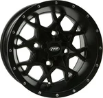 ITP Hurricane 14x7 Black Wheel - 4/110 Bolt Pattern, 2+5 Offset for High-Performance Powersports