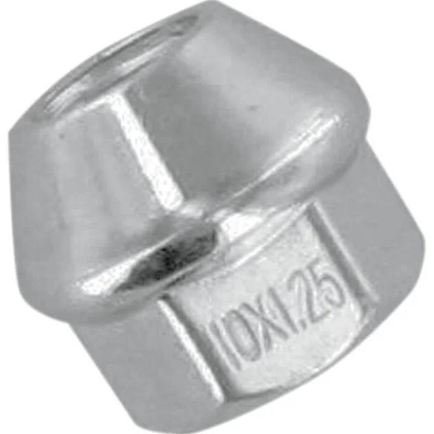 ITP Chrome-Plated Steel Wheel Lug Nut - M10 x 1.25 Thread, 17mm Hex for Powersports Vehicles