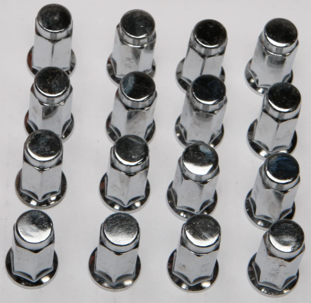 ITP Black Anodized Billet Aluminum Wheel Lug Nut - Durable & Reliable for Powersports Vehicles