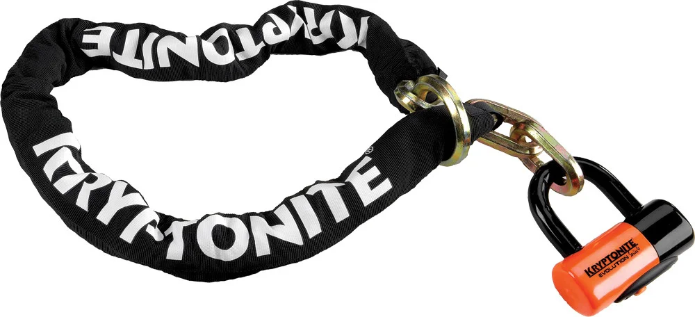 KRYPTONITE New York Noose w/Evolution Series 4 Disc Lock - High-Security Powersports Lock