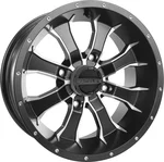RACELINE Mamba Wheel - Lightweight Aluminum UTV Wheel with Polished Black Accents