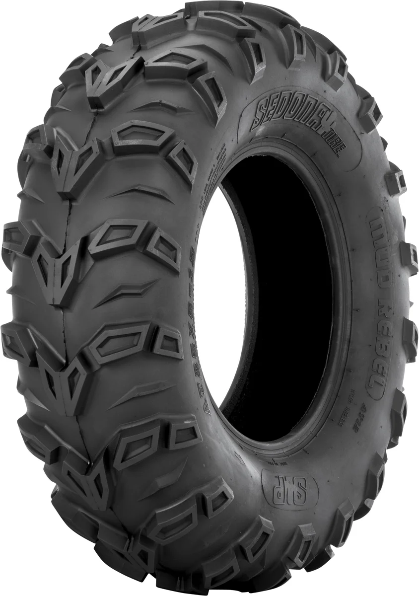 Sedona Mud Rebel Tire - Durable Mud & Trail Tire for ATV/UTV (25x8-12 Front Bias)