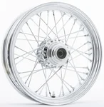 HARDDRIVE Front 40 Spoke Wheels - Durable & Lightweight Motorcycle Wheel for Enhanced Performance