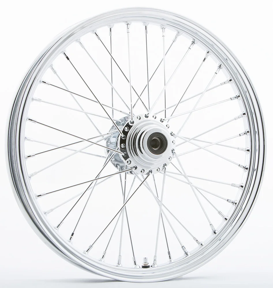 HARDDRIVE 051-11431 21x2.15 40 Spoke Front Wheel - Durable Single Disc Motorcycle Wheel