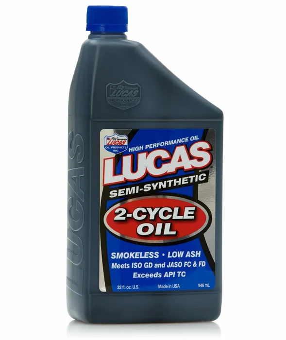 LUCAS 10110 Semi-Synthetic 2-Cycle Oil - High-Performance Engine Protection for Powersports