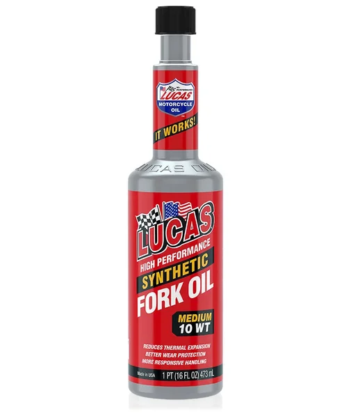 LUCAS 10772 Synthetic Fork Oil - High-Performance Motorcycle Suspension Fluid