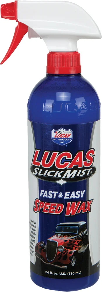 LUCAS Slick Mist Speed Wax - Premium Chemicals for Motorcycle & ATV Protection