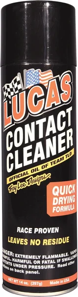 LUCAS 10799 Contact Cleaner - High-Powered Electrical Contact Cleaner for Powersports Equipment