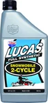 LUCAS 10835 Synthetic 2 Cycle Snowmobile Oil - High-Performance Engine Protection for Extreme Cold