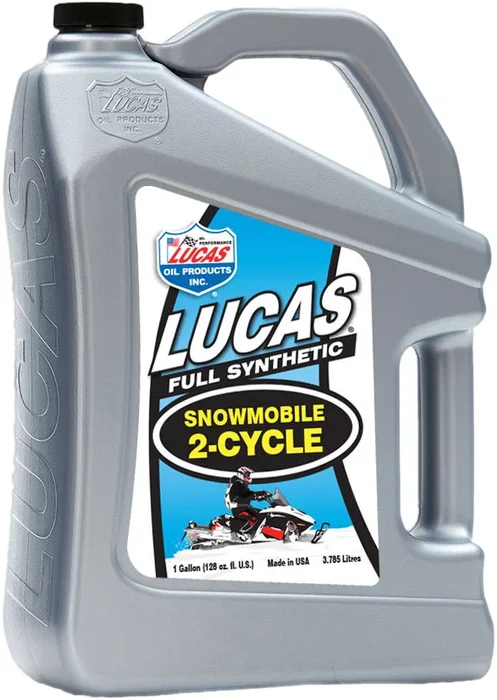 LUCAS 10847 Synthetic 2 Cycle Snowmobile Oil - High-Performance Engine Protection for Harsh Winter Conditions