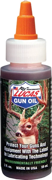 LUCAS 10006 Gun Oil - Heavy-Duty Lubricant for Firearms & Powersports Equipment