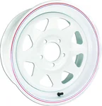 AWC 8-Spoke Steel Trailer Wheel – Durable, Lightweight, and Reliable for Powersports Vehicles