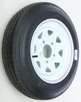 AWC TA2024012-71B480C Trailer Tire & 8 Spoke Steel Wheel Assembly - Durable Off-Road Setup