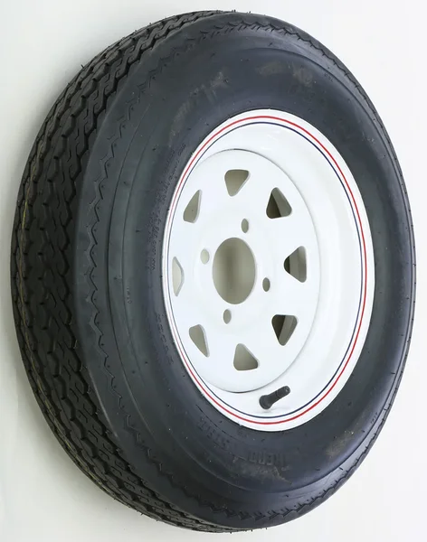 AWC TA2024040-71B530C Trailer Tire & 8 Spoke Steel Wheel Assembly – Durable Off-Road Setup