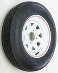 AWC TA2024040-71B530C Trailer Tire & 8 Spoke Steel Wheel Assembly – Durable Off-Road Setup