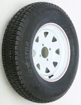 AWC - TA2034540-71BB78C - Trailer Tire & 8 Spoke Steel Wheel Assembly