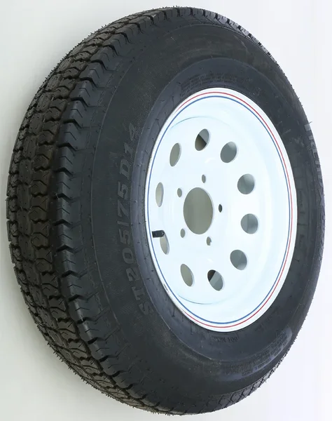 AWC TA2046012-71BF78C Trailer Tire & 8 Spoke Steel Wheel Assembly – Durable Off-Road Setup