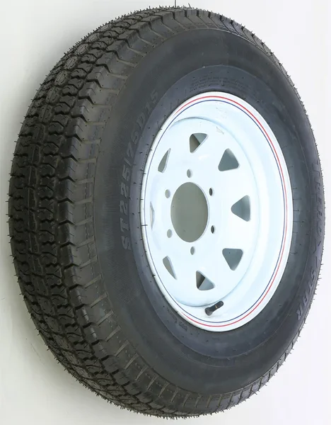AWC - TA2056060-71BH78D - Trailer Tire & 8 Spoke Steel Wheel Assembly