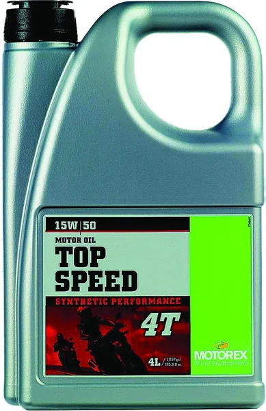 MOTOREX Top Speed 4T Oil - High-Performance Motorcycle Engine Oil for 4-Stroke Engines