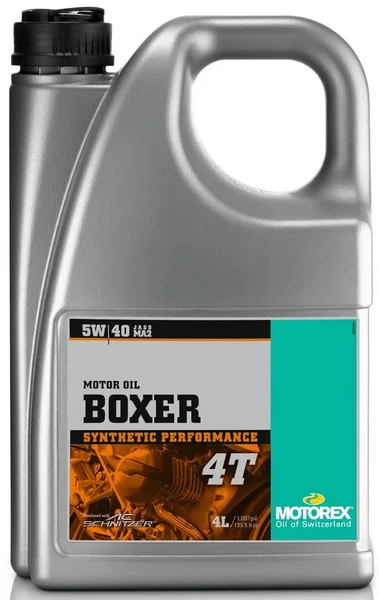 MOTOREX Boxer 4T Oil - High-Performance Motorcycle Engine Oil for 4-Cylinder Engines